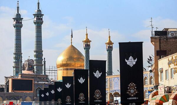 عکس گرافیکی حرم حضرت معصومه
