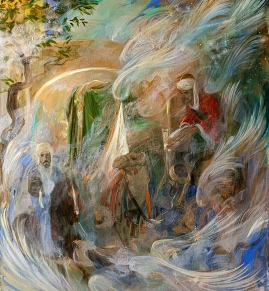 عکس گرافیکی حرم حضرت معصومه