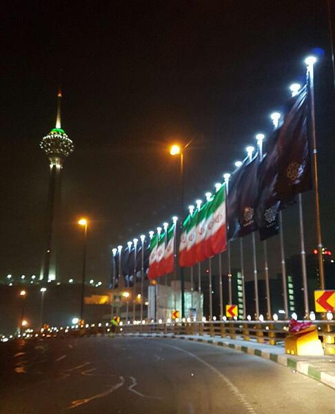 عکس سیاه پرچم ایران