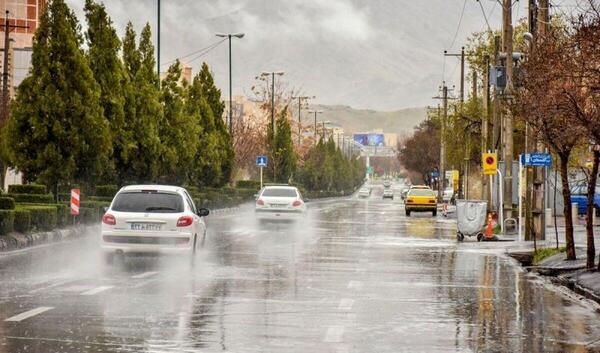 عکس بارش پراکنده