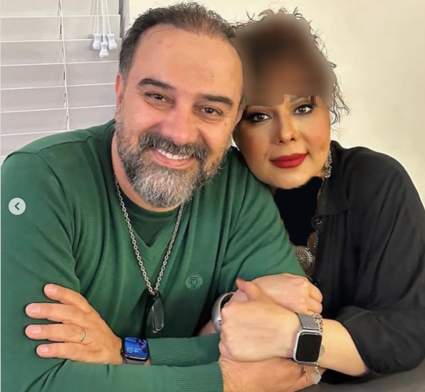 عکس برزو ارجمند در قهوه تلخ