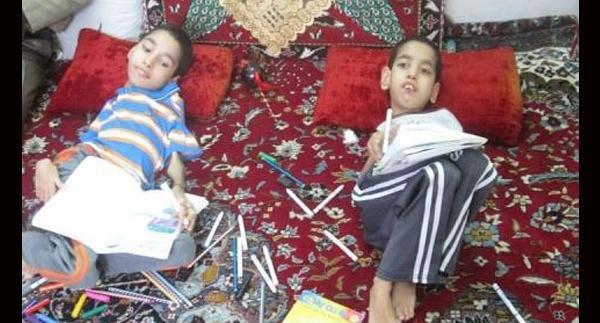 عکس پسر بچه فلج