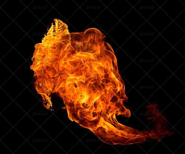 عکس پس زمینه آتش