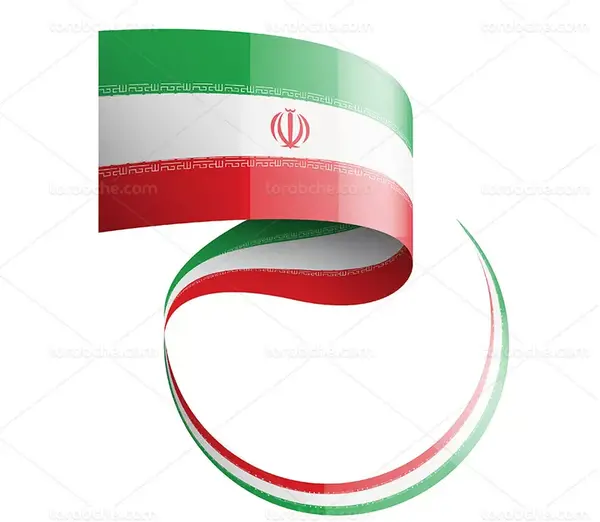 عکس پرچم ایران خام