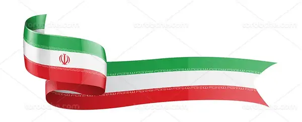 عکس پرچم ایران خام