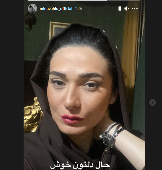 عکس جنجالی مینا وحید