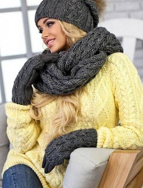 عکس شال بافتنی