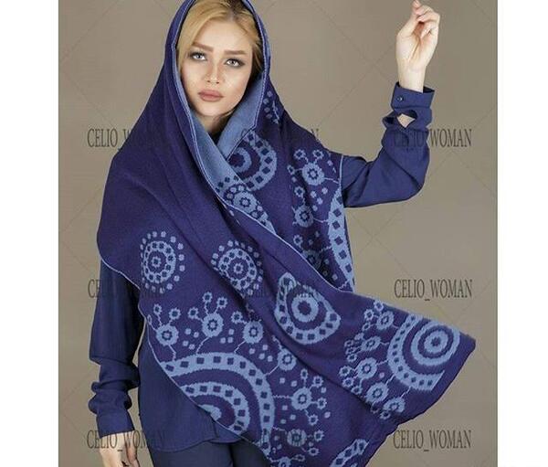 عکس شال بافتنی