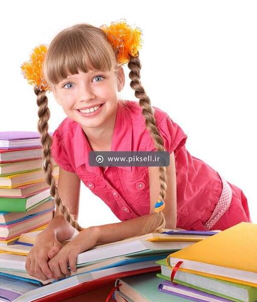 عکس دختر کوچولو با موهای بلند