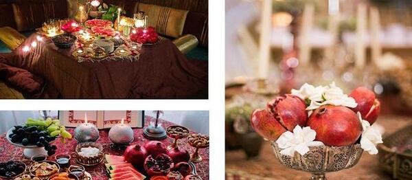 عکس ژست عکاسی شب یلدا خانوادگی