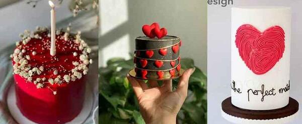 عکس کیک ولنتاین لاکچری