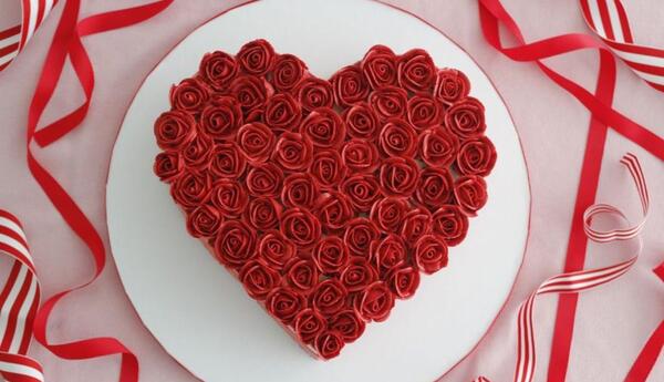 عکس کیک ولنتاین لاکچری