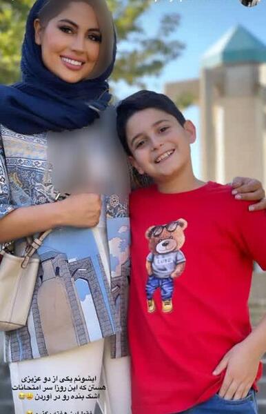 عکس پریا با همسرش