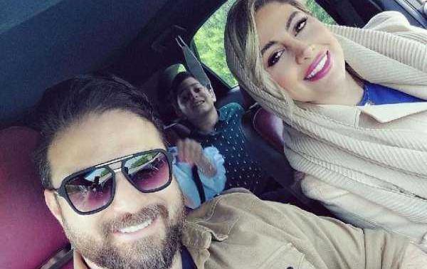 عکس پریا با همسرش