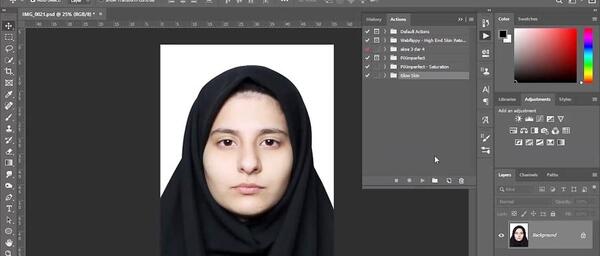 مقنعه عکس پرسنلی بانوان