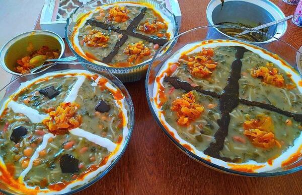 عکس آش رشته دورهمی