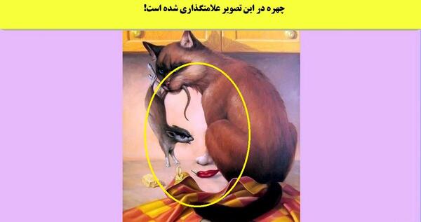 عکس جالب خطای دید چشم