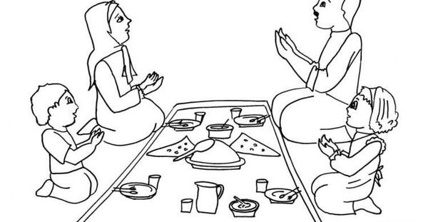 عکس نقاشی درباره ماه رمضان