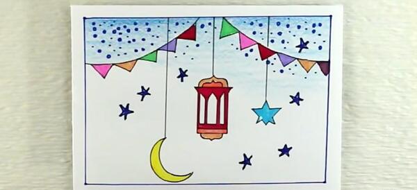 عکس نقاشی درباره ماه رمضان