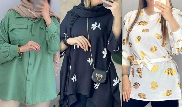 عکس شومیز زیر مانتویی