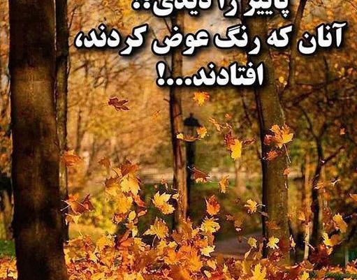 عکس زیبا پاییزی