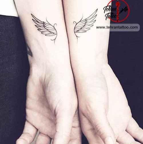 عکس تاتو روی دست عاشقانه