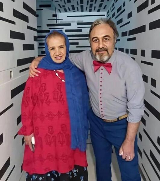 عکس رضا عطاران و همسرش و دخترش
