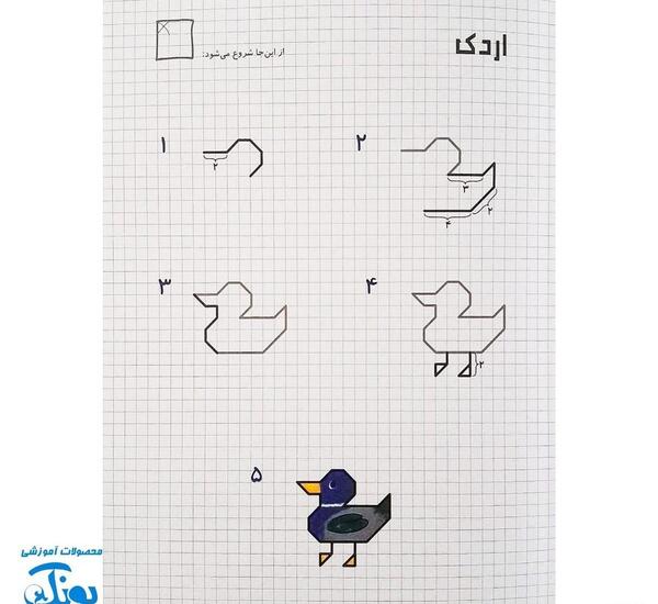 عکس نقاشی حیوانات روی کاغذ رنگی