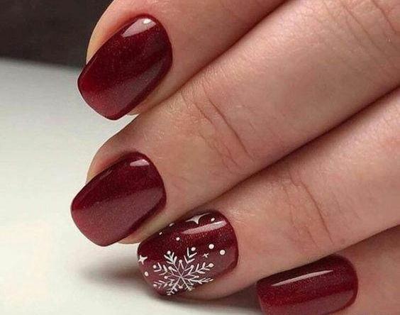 عکس مدل ژلیش ناخن دخترانه قرمز