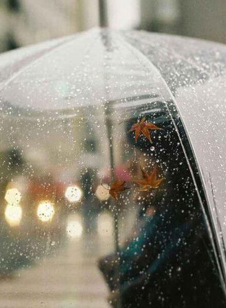 عکس باران نوشته دار