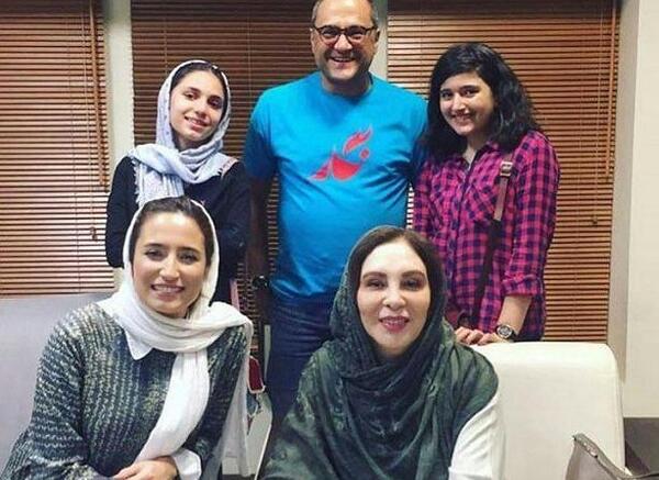 عکس افسانه بایگان و رامبد جوان