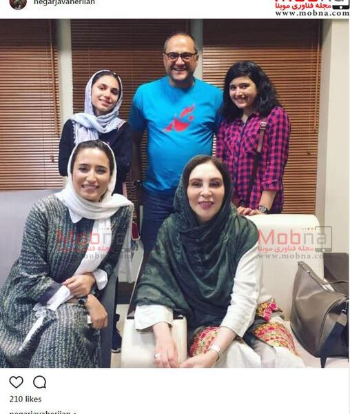 عکس افسانه بایگان و رامبد جوان