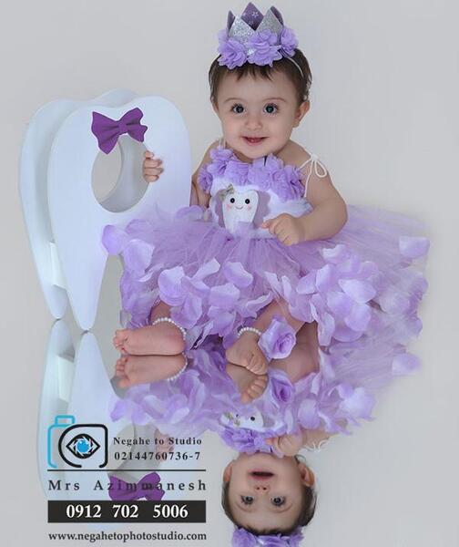 عکس آتلیه کودک دندونی