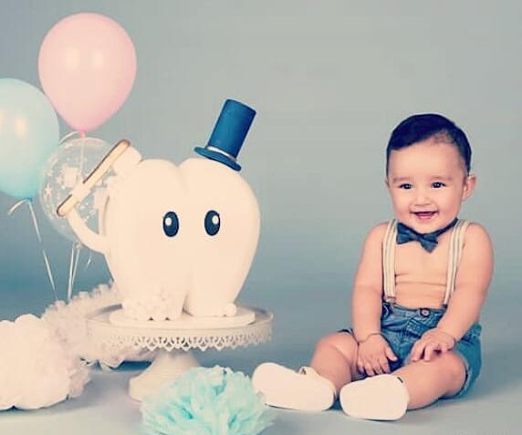 عکس آتلیه کودک دندونی
