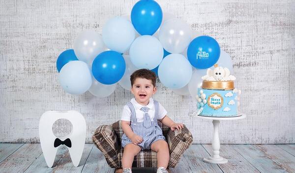 عکس آتلیه کودک دندونی