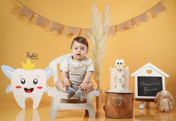 عکس آتلیه کودک دندونی
