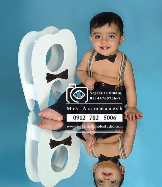 عکس آتلیه کودک دندونی