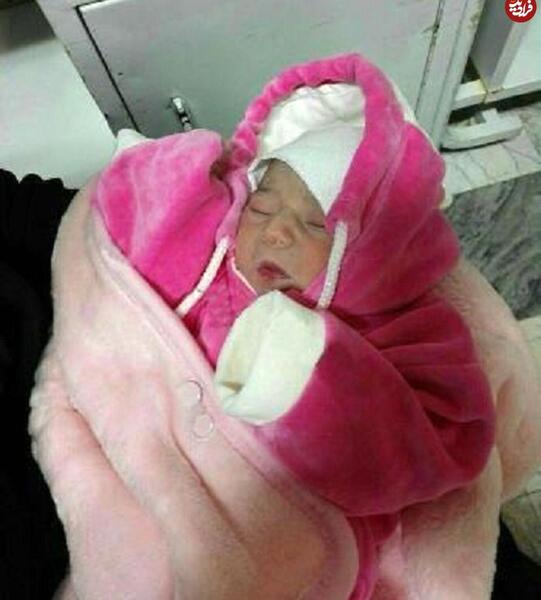 عکس نوزاد یک روزه زیبا