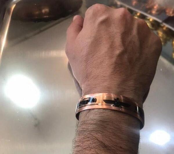عکس دستبند مسی