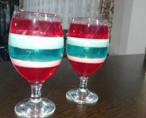 عکس ژله در لیوان یکبار مصرف