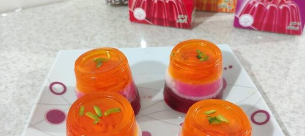 عکس ژله در لیوان یکبار مصرف