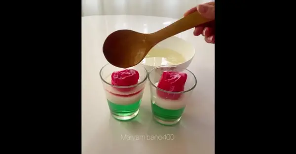 عکس ژله در لیوان یکبار مصرف