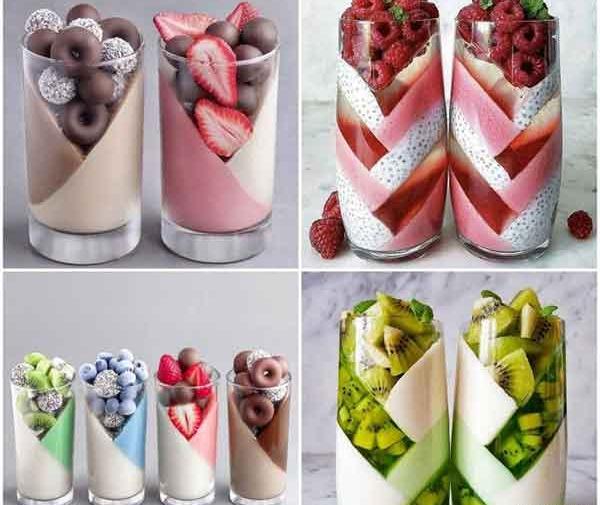 عکس ژله در لیوان یکبار مصرف