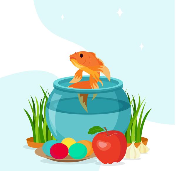 عکس تنگ ماهی نقاشی