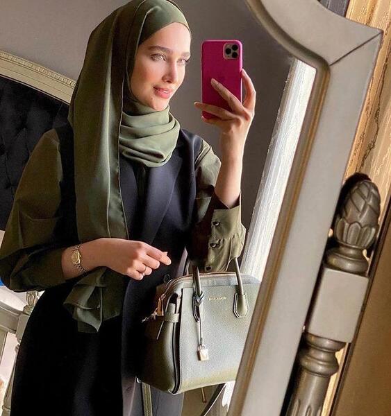 عکس کلاه زیر مقنعه