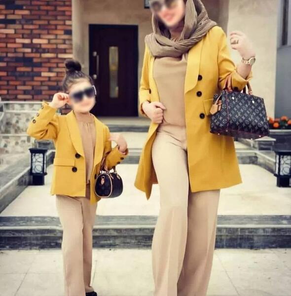 عکس ست مادر دختری اسپرت