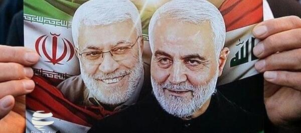 عکس شهید سلیمانی و ابومهدی