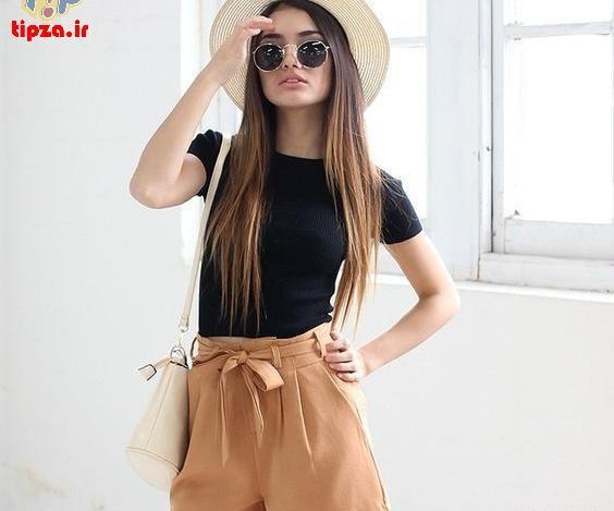 عکس مدل شلوارک نخی زنانه