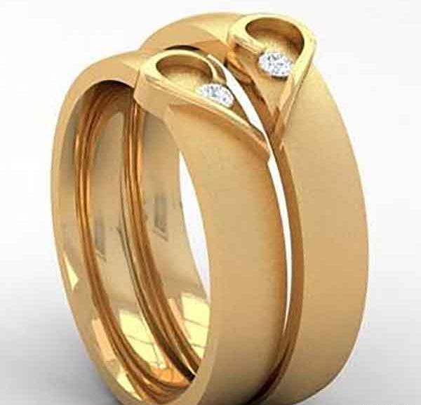 عکس حلقه ی ازدواج ساده