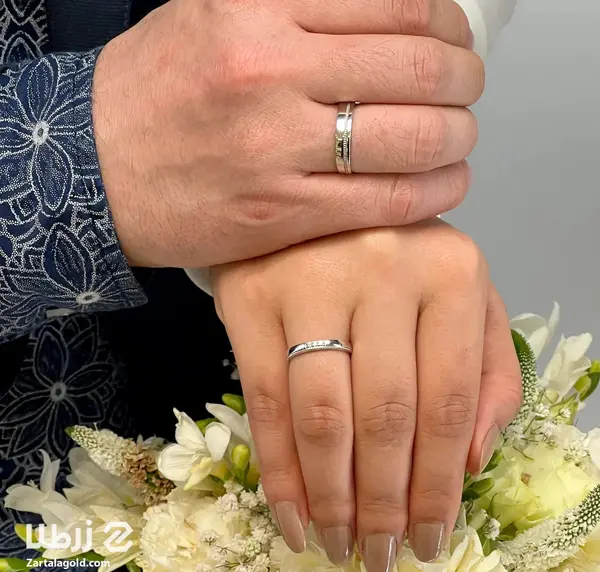عکس حلقه ی ازدواج ساده